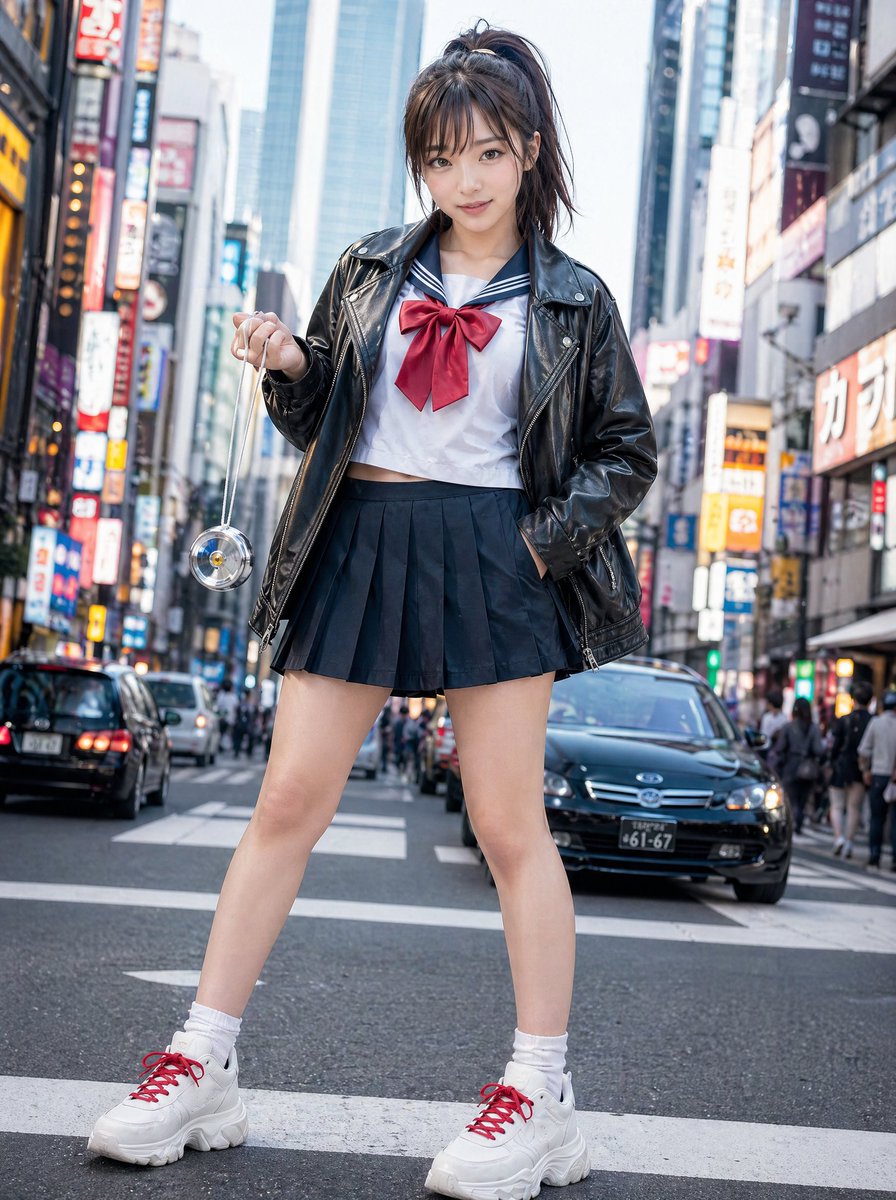 现代版太妹（Sukeban）街头肖像