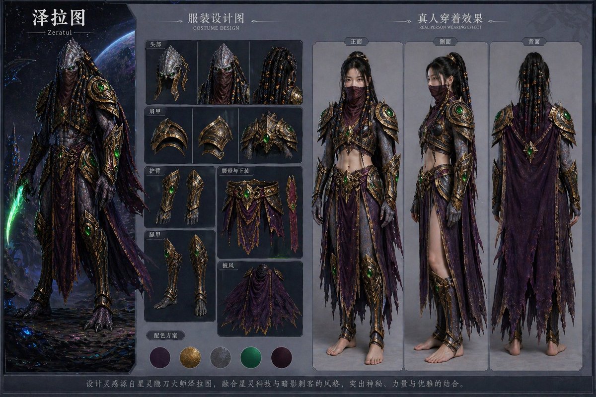 角色服装设计迁移