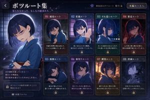 视觉小说废弃路线 UI