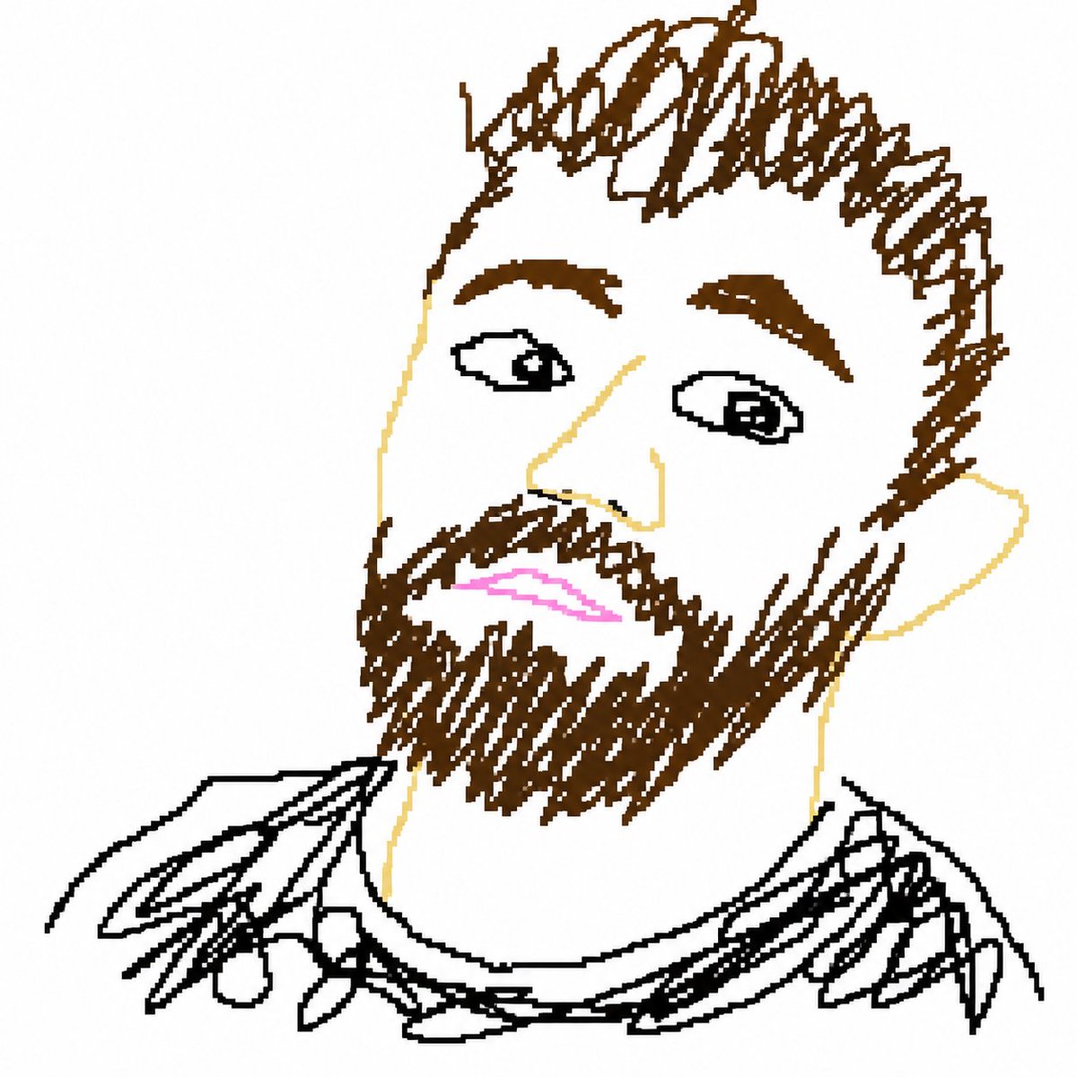 糟糕的 MS Paint 风格重绘