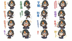 Q 版日本女学生贴纸合集