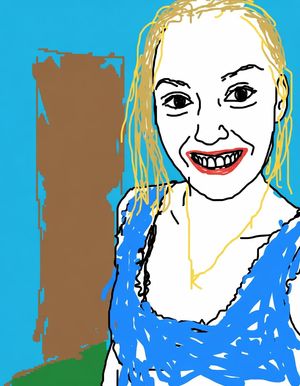 故意制作低质量的 MS Paint 风格重绘