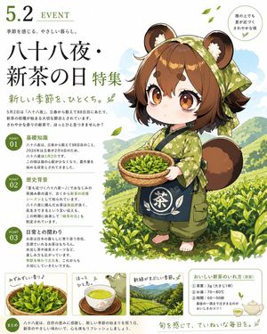 Tanuki 新茶日海报