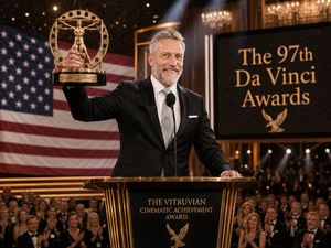Da Vinci Awards 奖杯领奖场景