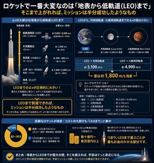 LEO 火箭 Delta-V 信息图