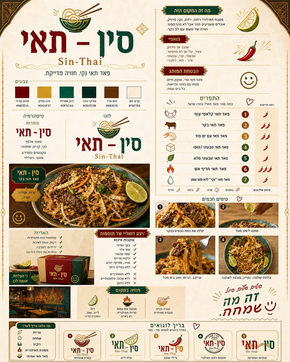 Thai Restaurant Brand Identity Document