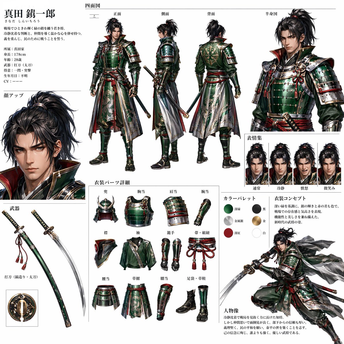 Ginger Ale Samurai Character Sheet