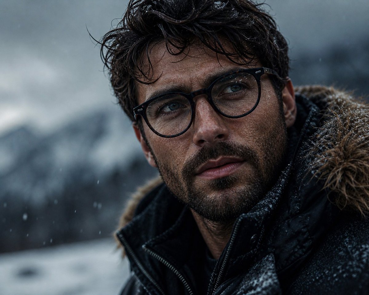 Cinematic Winter Portrait