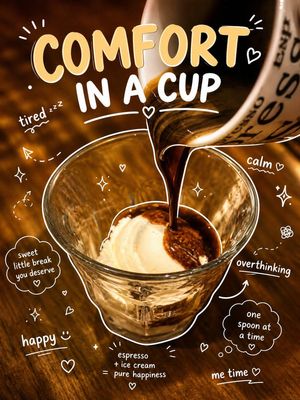 Affogato Dessert Photography