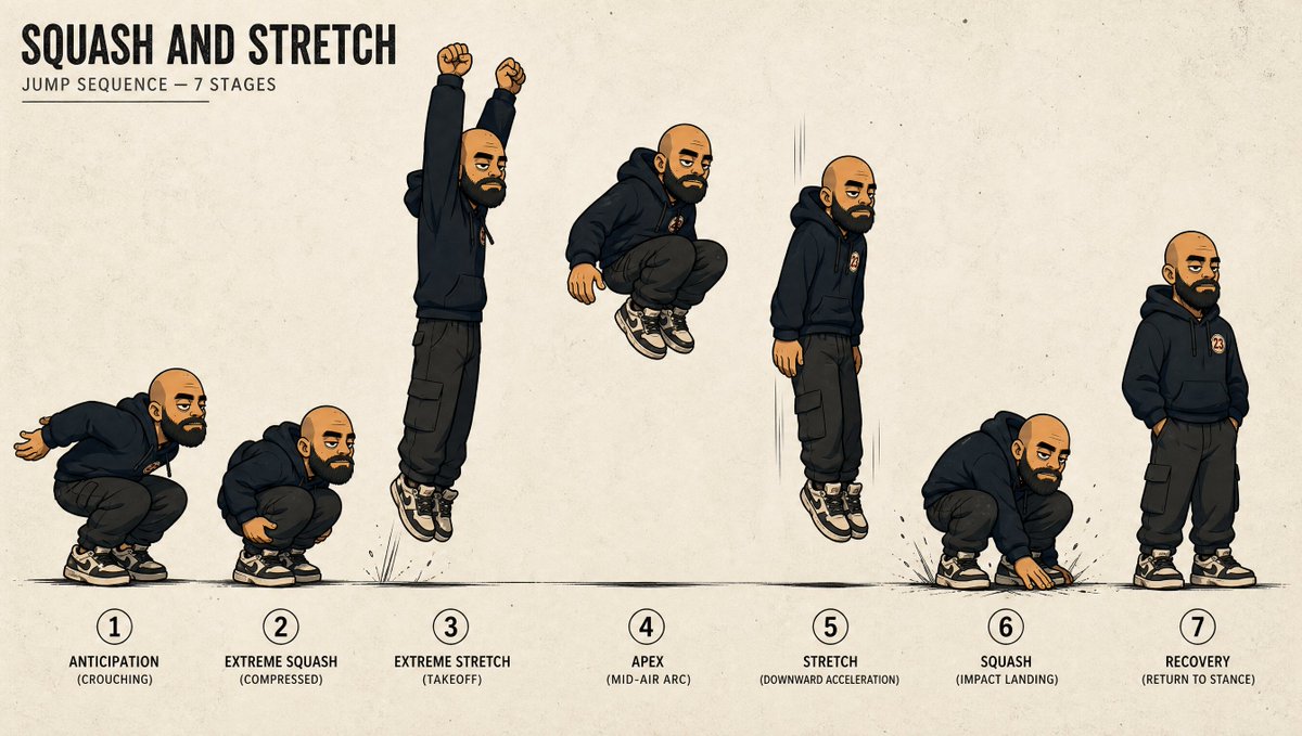 Squash and Stretch Jump Sheet