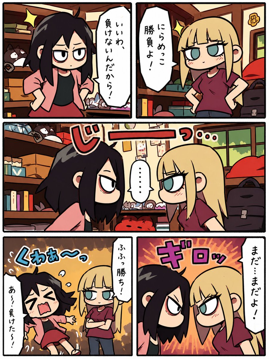 Chibi Erhu Street Performance Manga
