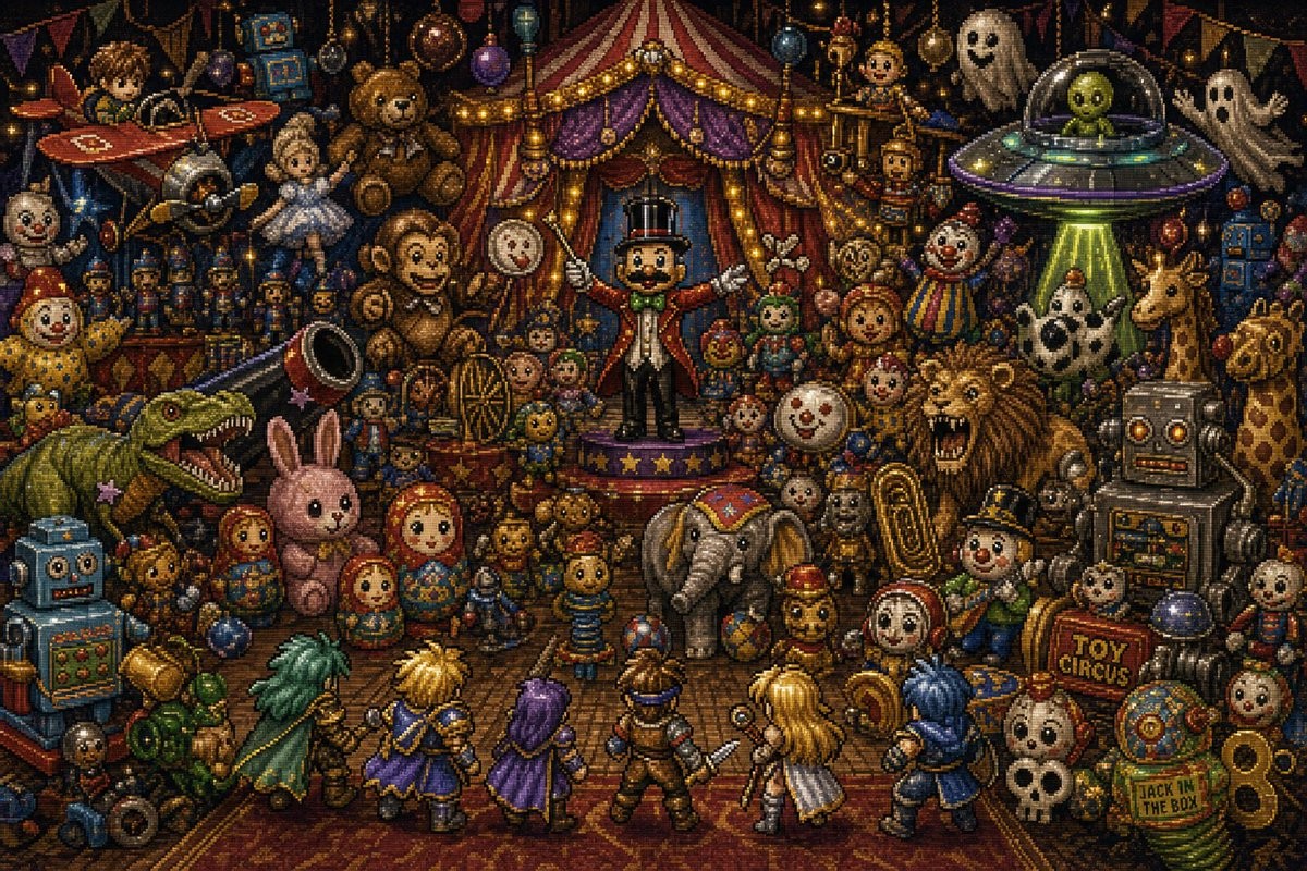 Toy Circus JRPG Battle