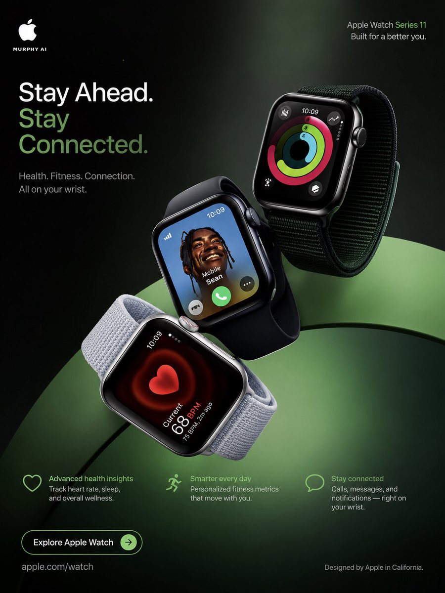 Apple Watch 商业海报