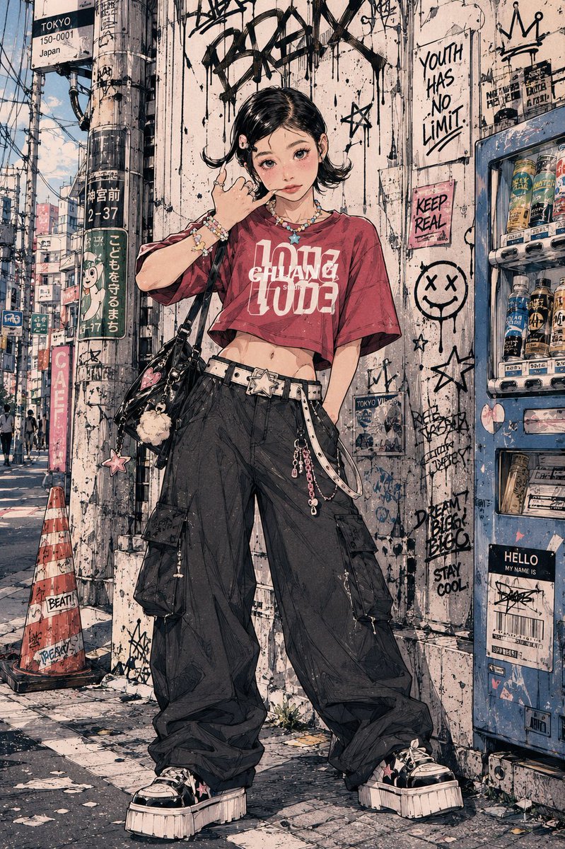 Urban Shonen Manga Portrait