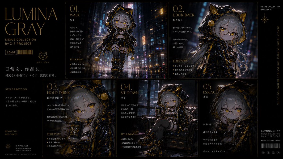 Gray Cyberpunk Fashion Editorial I