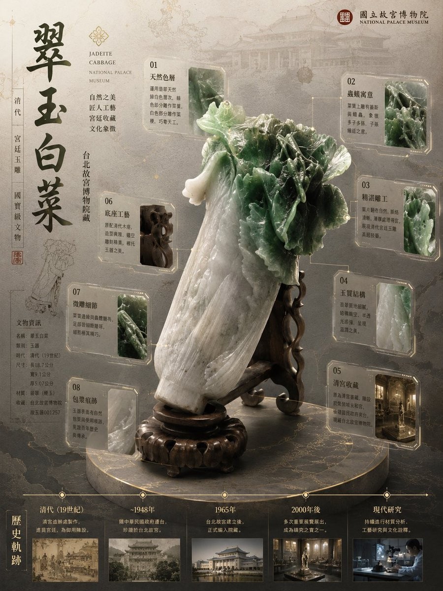 Jadeite Cabbage Museum Poster
