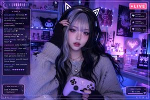 唯美游戏女主播
