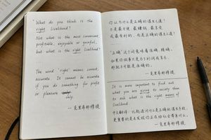 iPhone 拍摄的随手拍手写笔记本照片