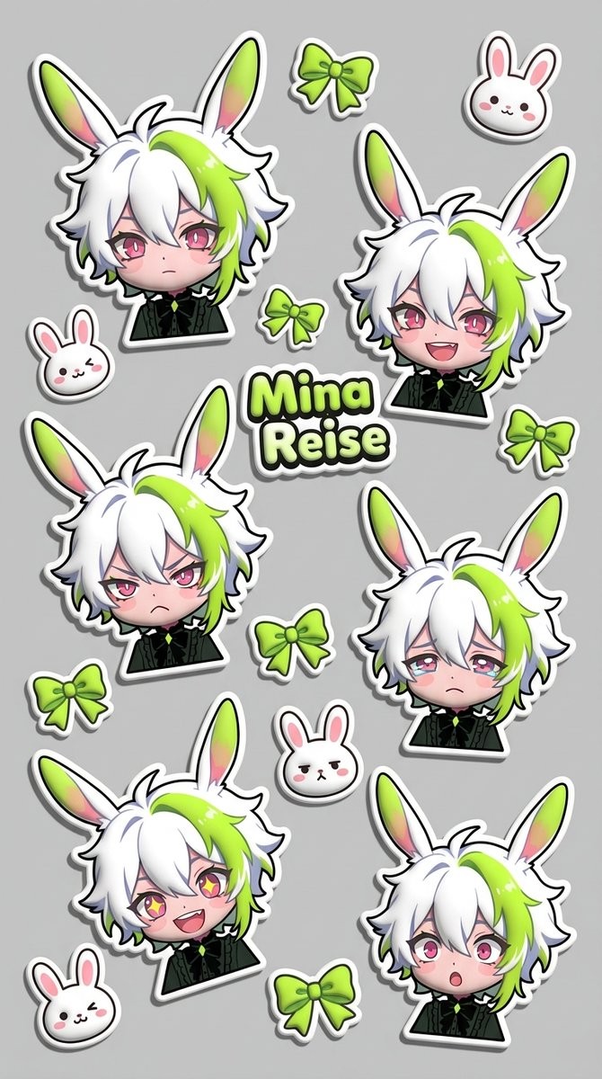 Chibi Sticker Set
