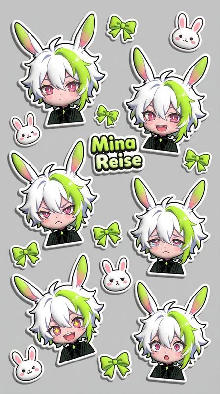 Chibi Sticker Set