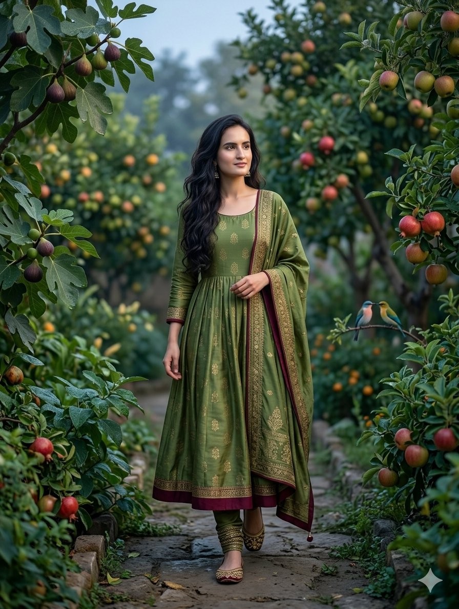 South Asian Anarkali Portrait