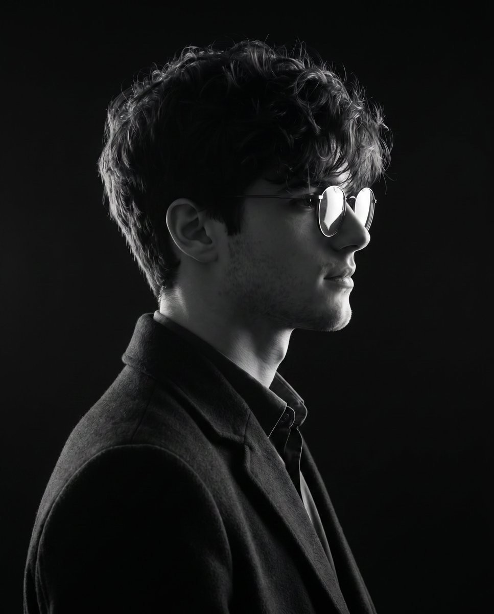 Monochrome Side Silhouette