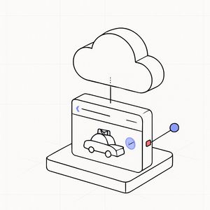 等轴测云物流 UI 图标