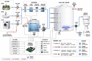 住宅中水回收系统示意图