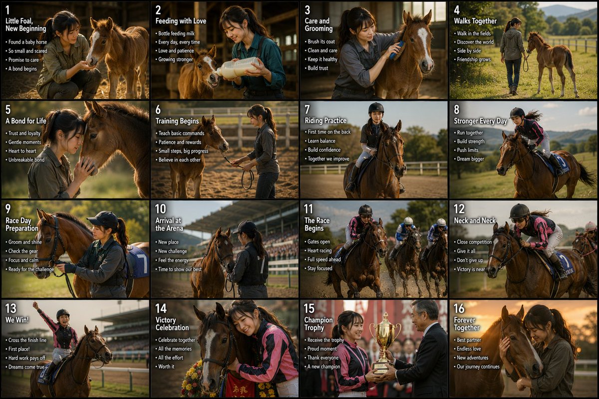 Horse Racing Storyboard