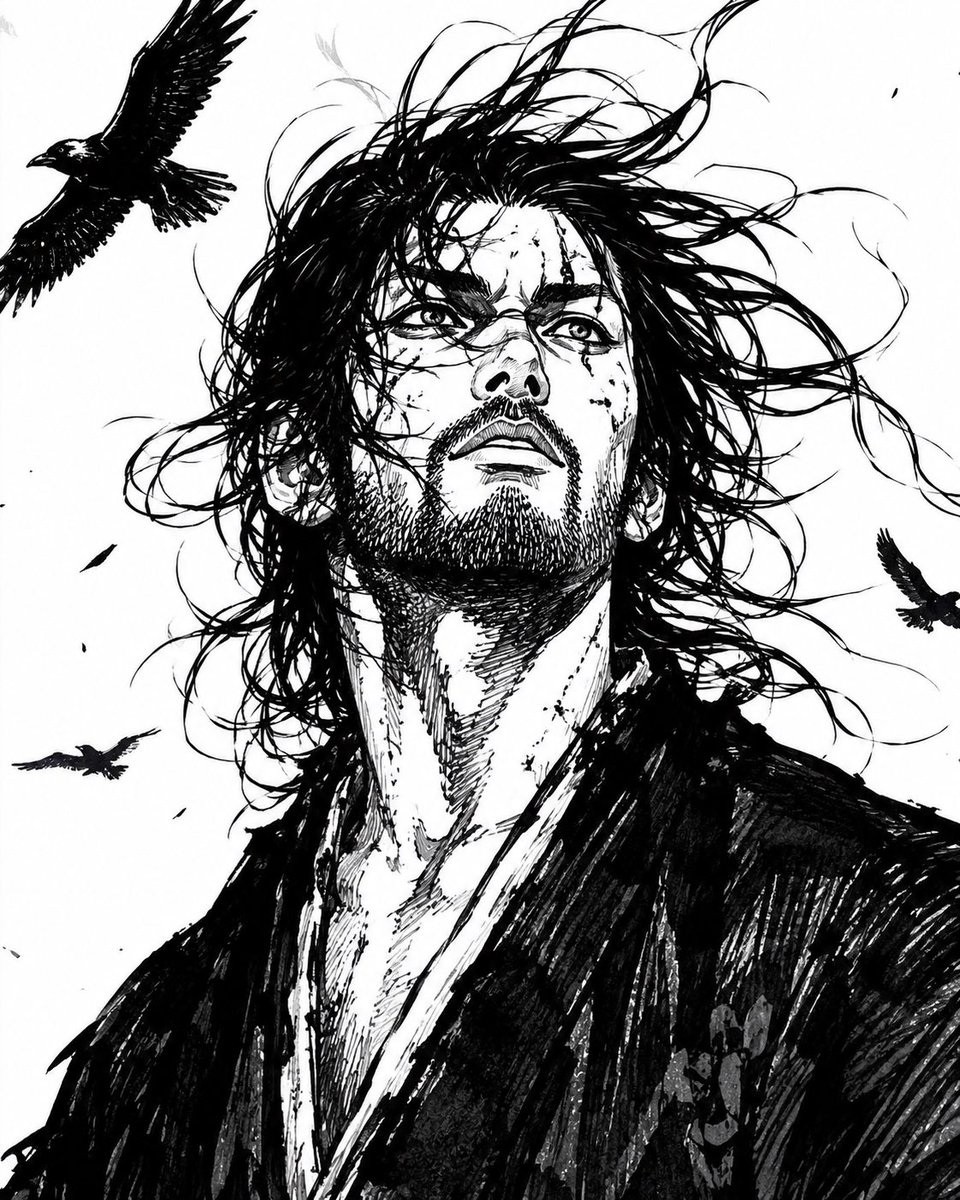 Ink Samurai Portrait