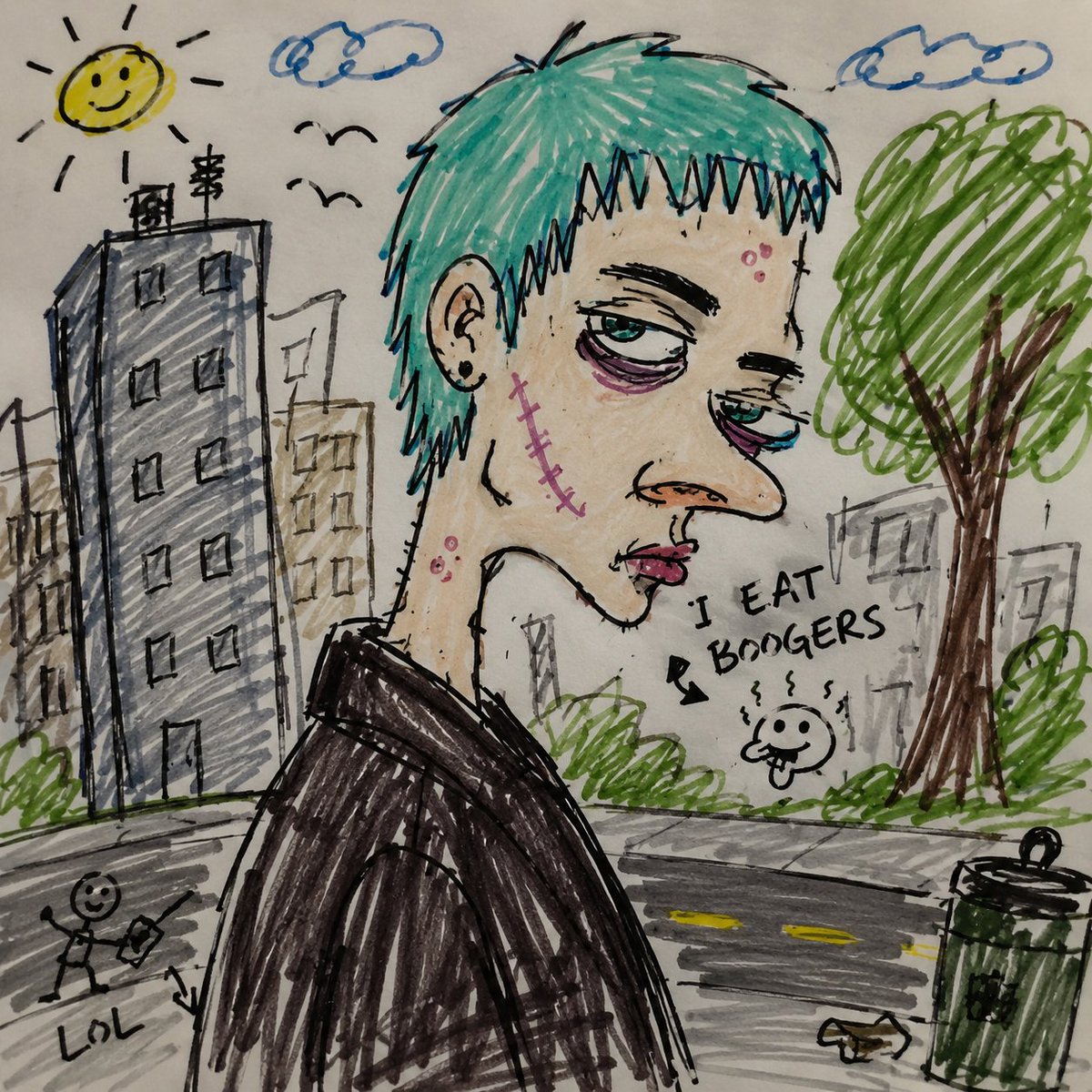 Funny Ugly Doodle Transformation