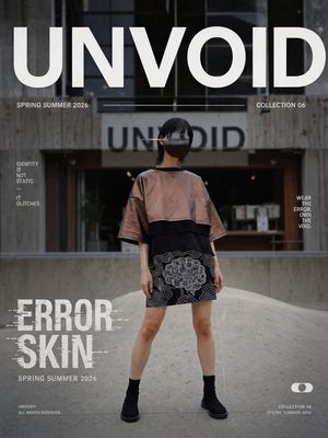 UNVOID Glitch 街头服饰海报