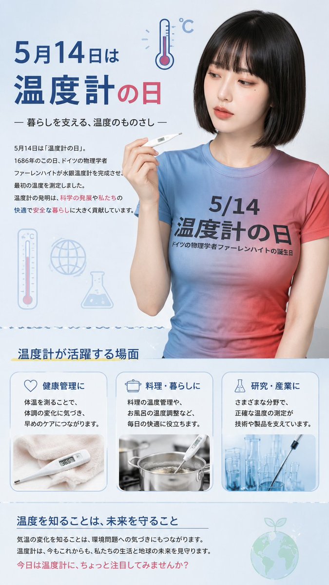Thermometer Day Poster