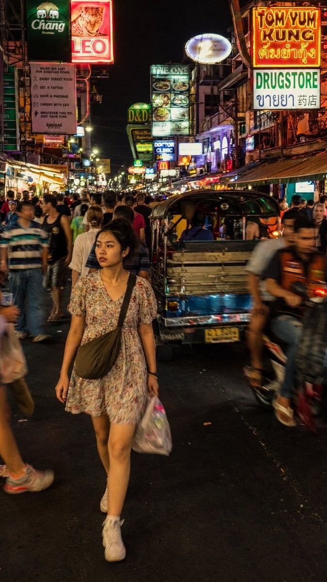 Bangkok Neon Street Photo