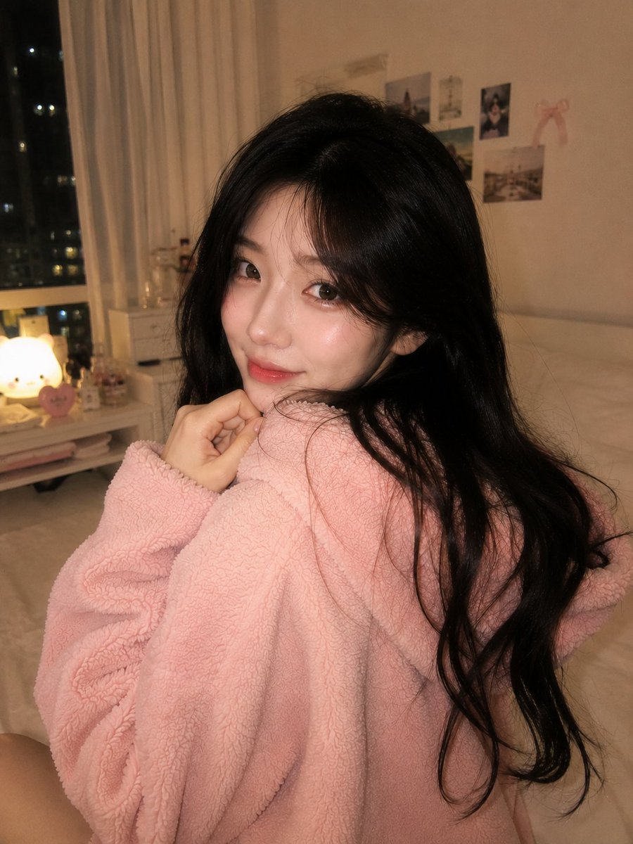 温馨深夜韩式卧室