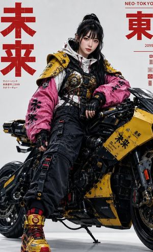 赛博朋克时尚大片人像