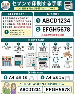7-Eleven 网络打印操作指南