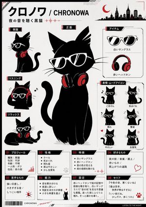 Chronowa 黑猫角色设定表