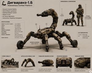 Scorpion 战斗机器人规格表