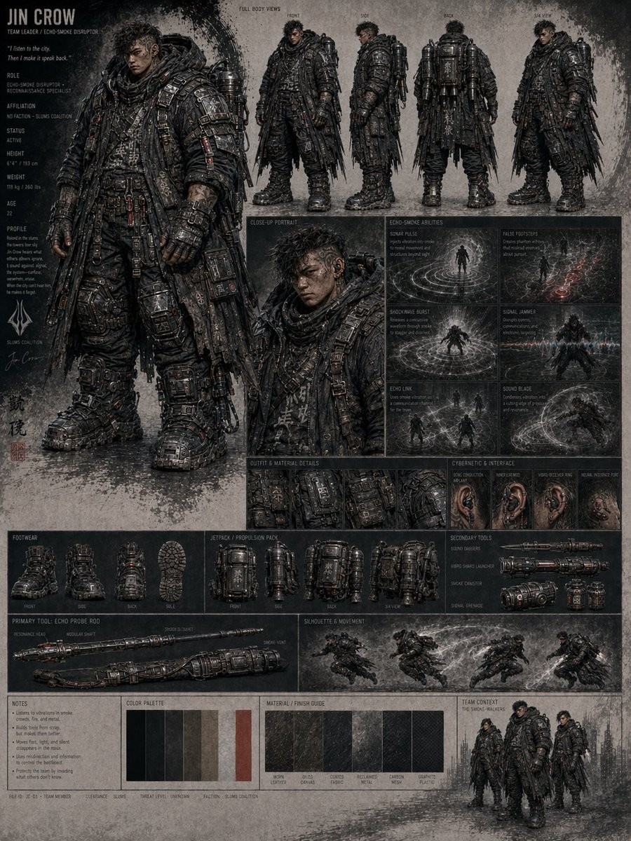 Sci-Fi Character Sheet