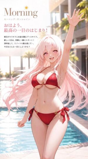 泳池畔泳装故事写真集