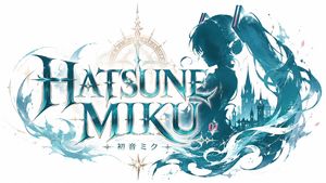 JRPG 初音未来 (Hatsune Miku) 奇幻风格 Logo