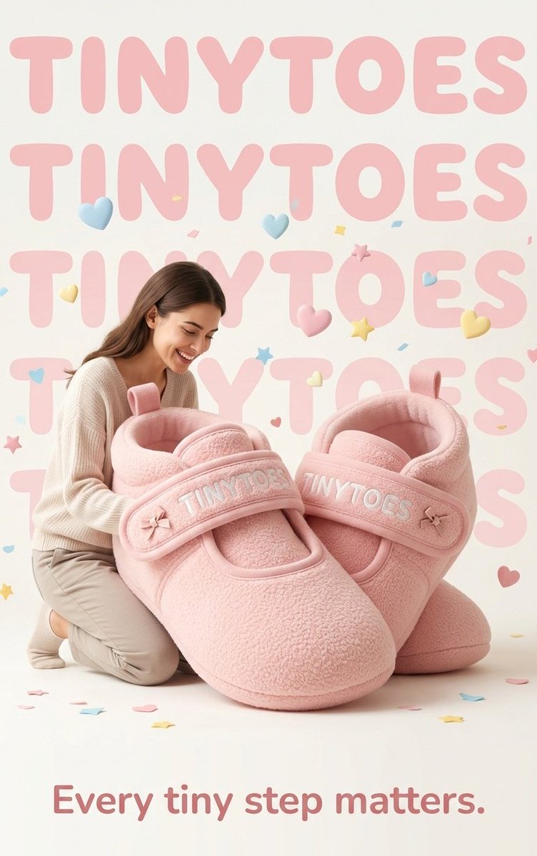 TinyToes 巨型婴儿鞋广告