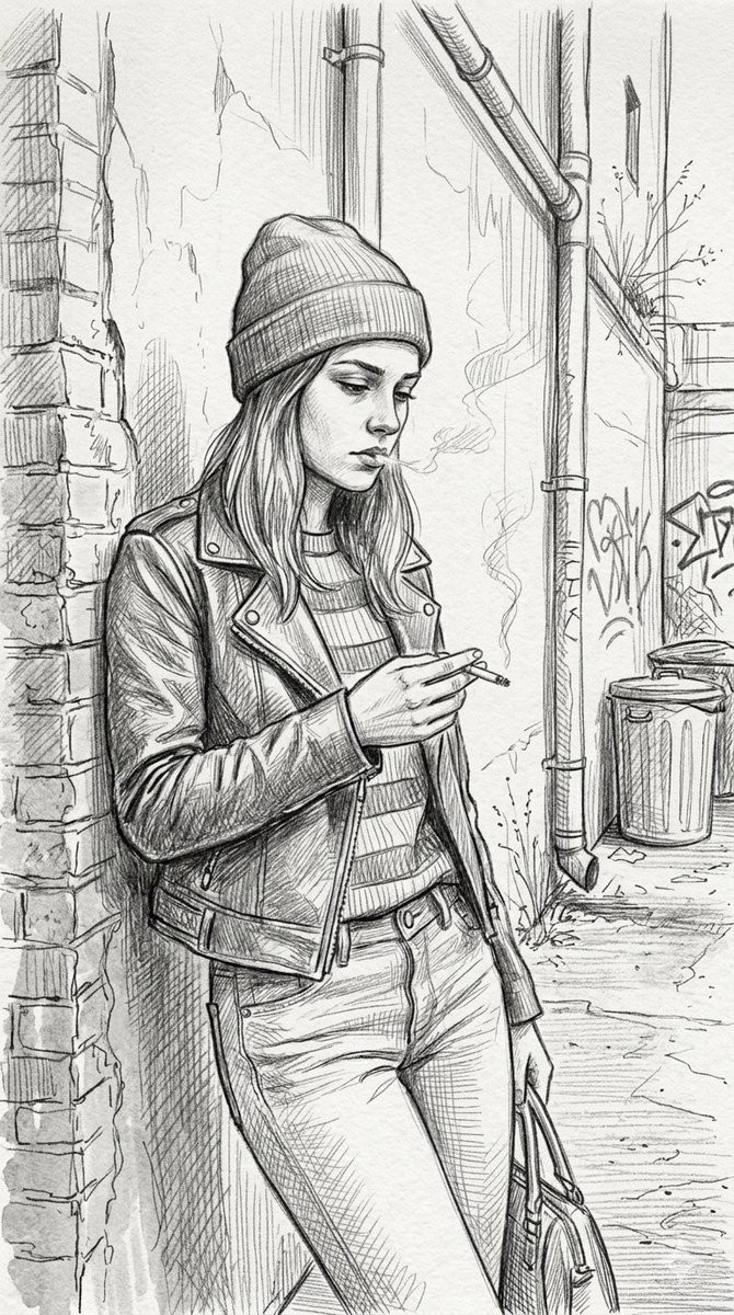 Urban Pencil Portrait
