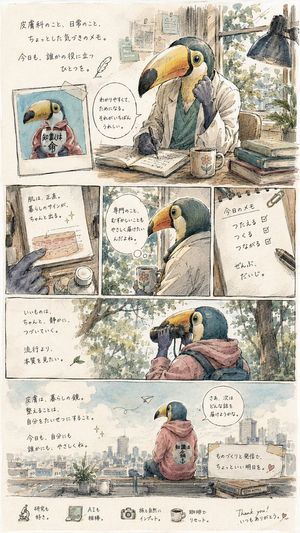 巨嘴鸟皮肤科医生日记漫画