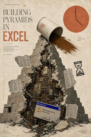 在 Excel 中建造金字塔海报