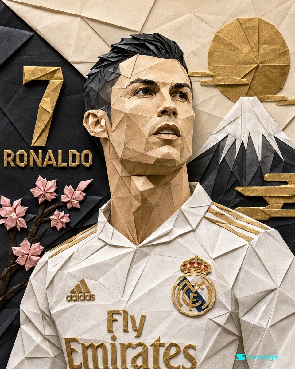 Origami Football Star