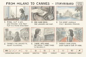 从米兰到戛纳的 Storyboard 项目表