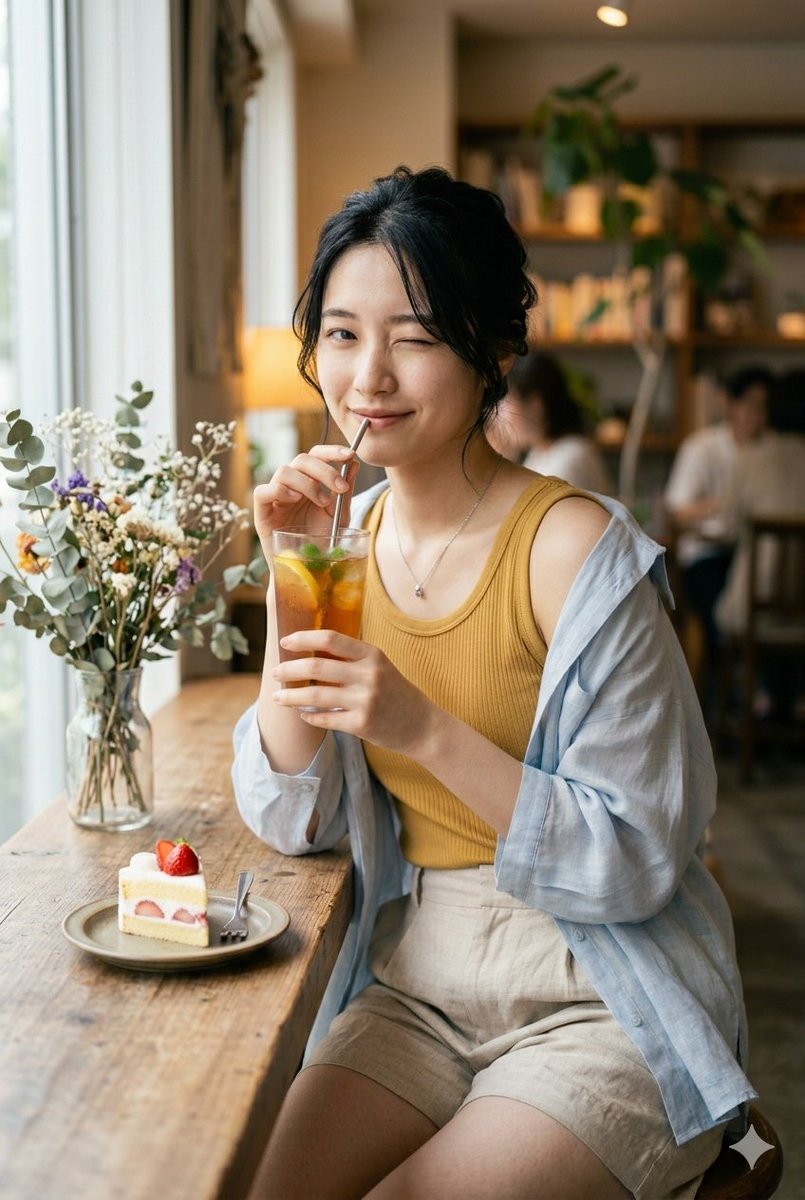 Censored Cafe Portrait