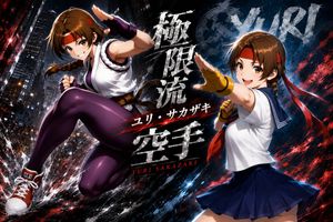 坂崎百合动漫格斗海报